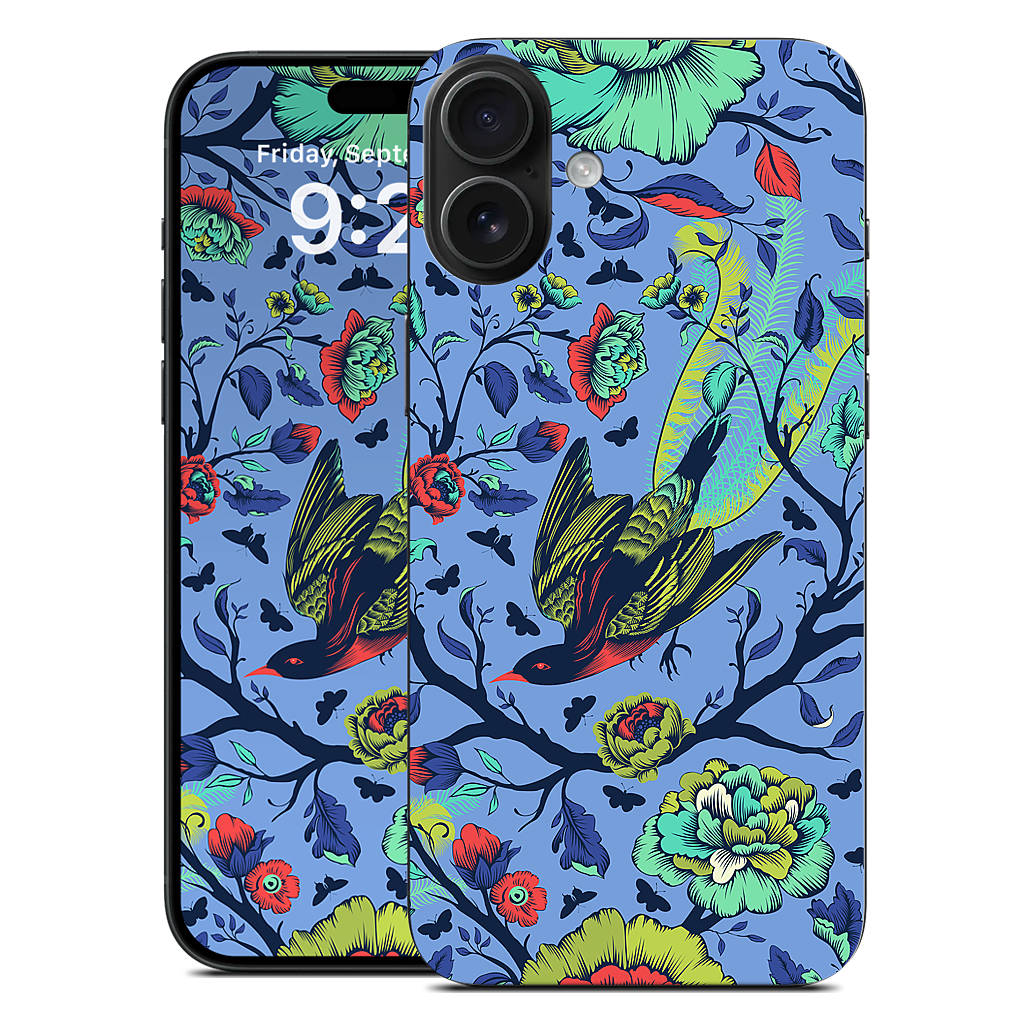 Tail Feathers Lupine iPhone Skin