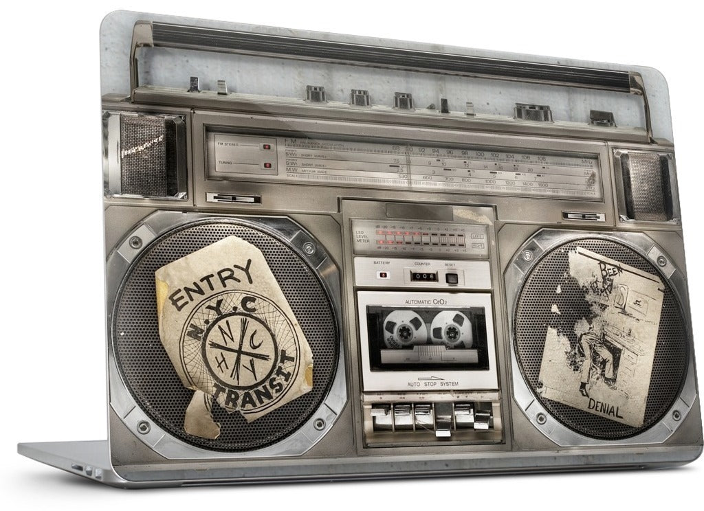 Boombox II MacBook Skin