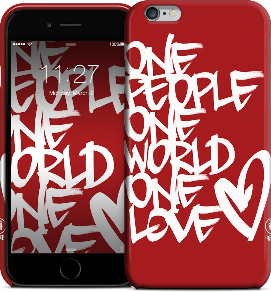 One People, One World, One Love iPhone Case