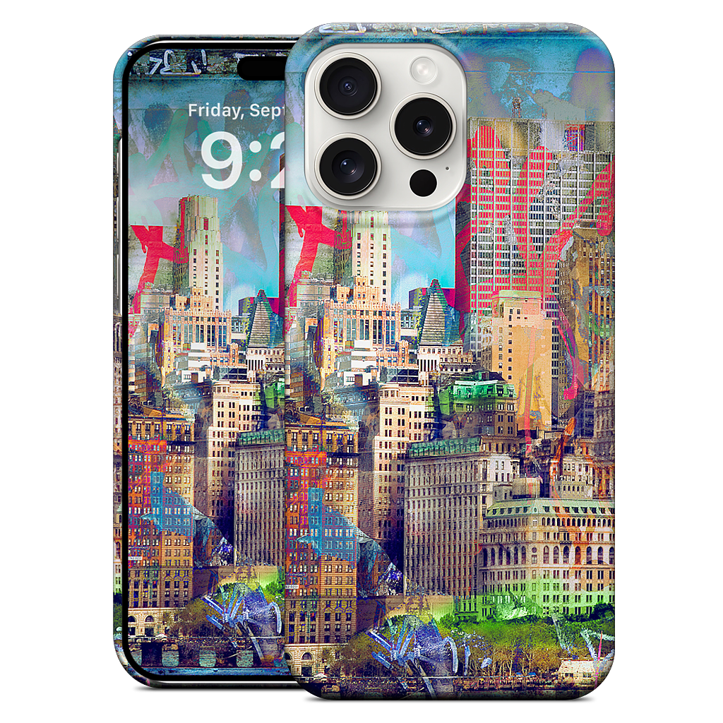 Graffiti Skyline iPhone Case