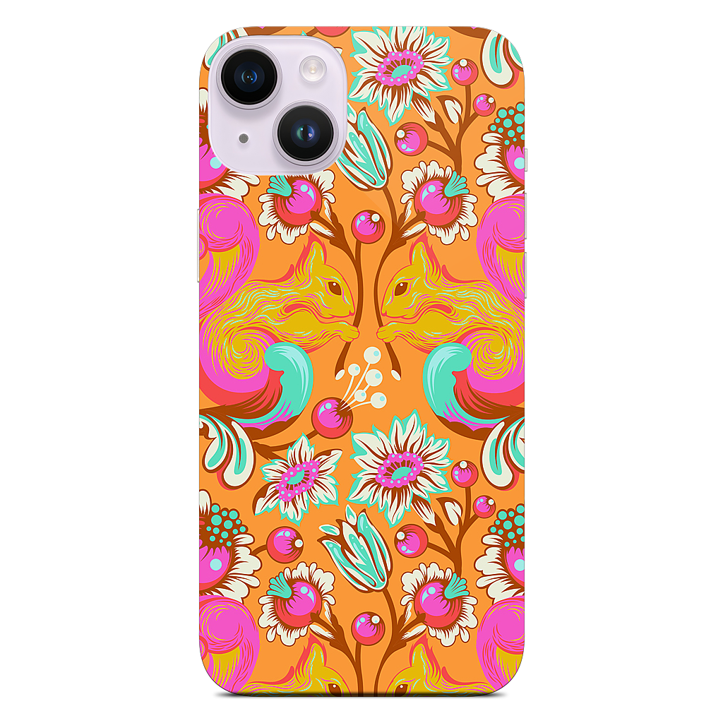 Squirrel Begonia iPhone Skin