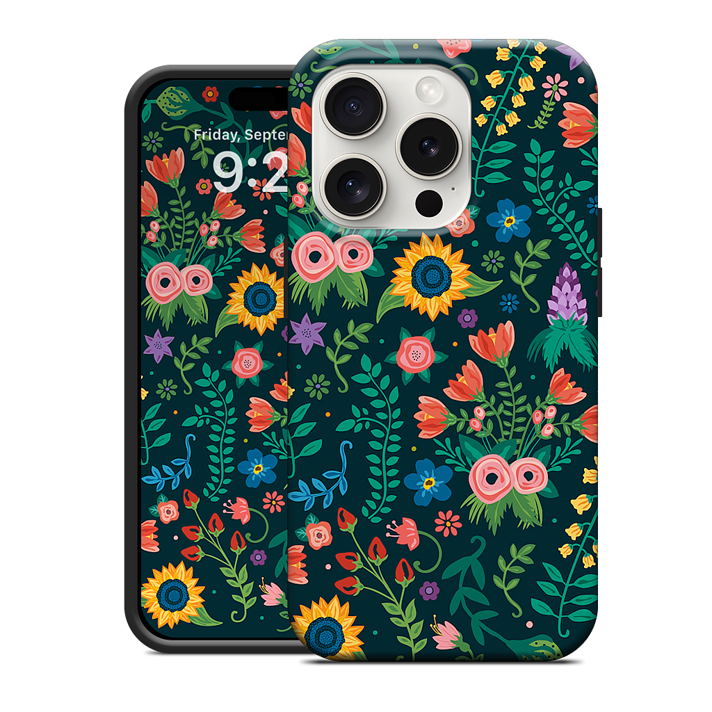 Floral Heart iPhone Case