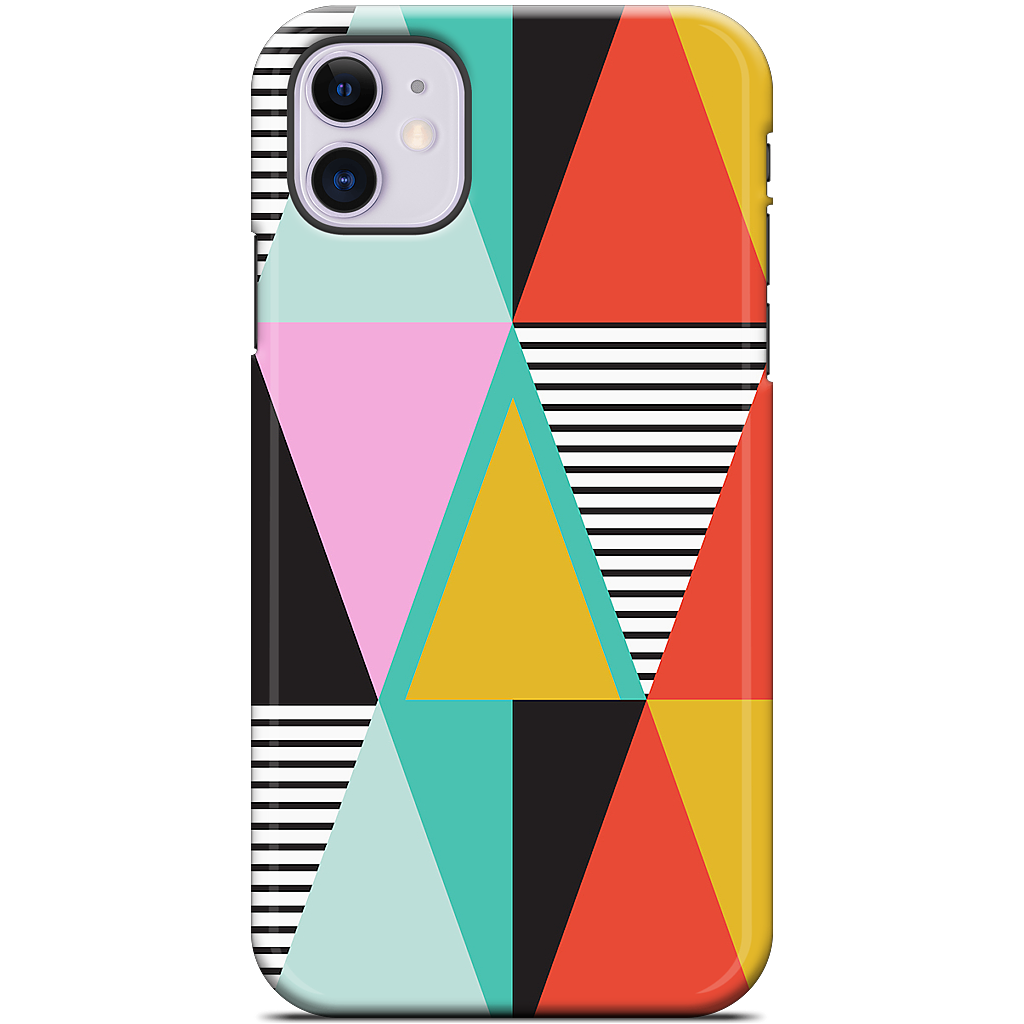 Graphic Triangles iPhone Case