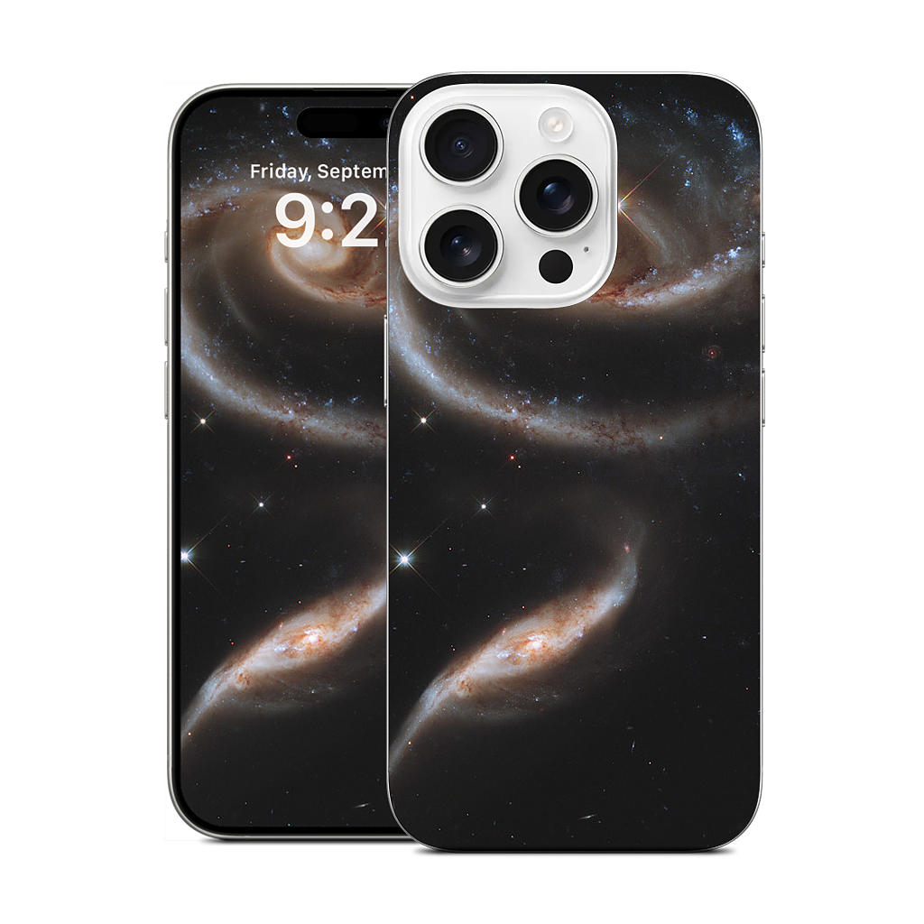 A Rose Of Galaxies iPhone Skin