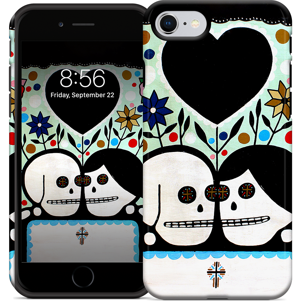 In The Garden With My Love iPhone Case