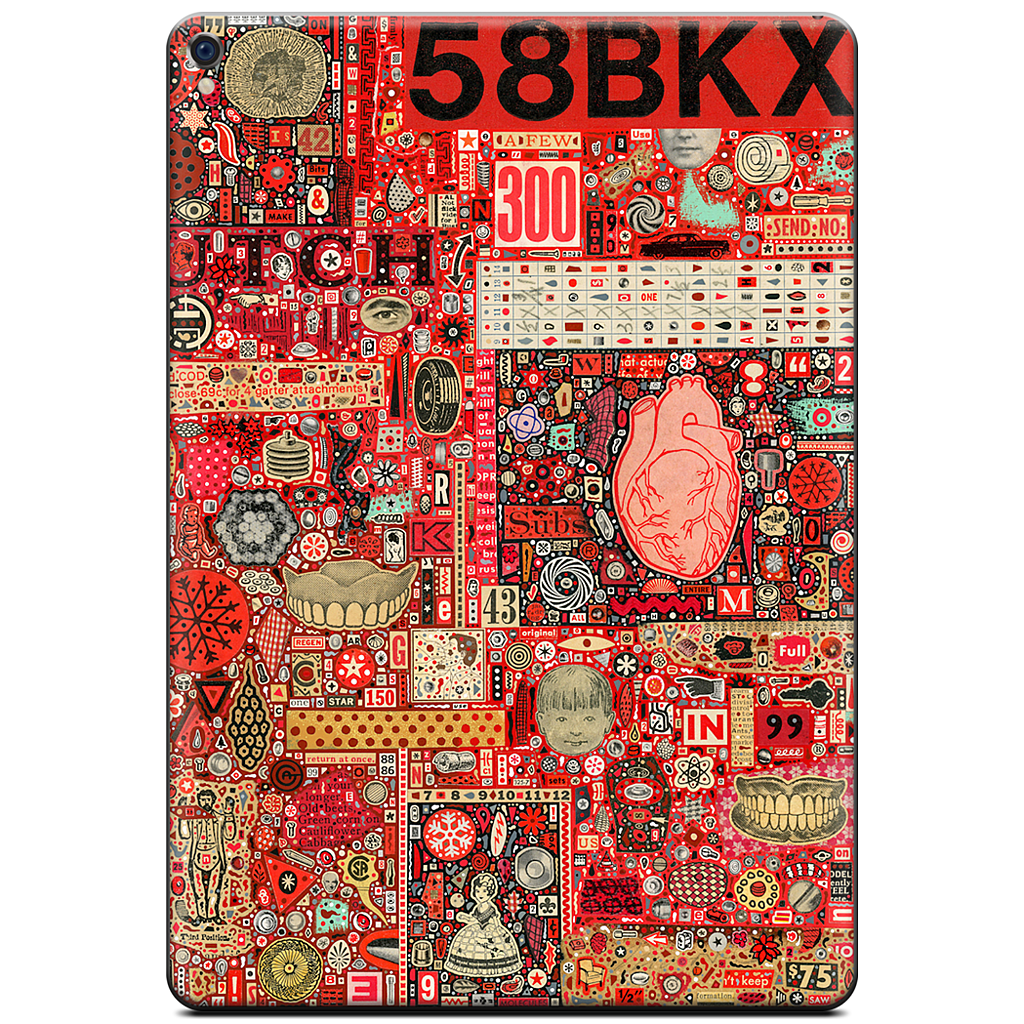Big Numbers - Heart and Teeth iPad Skin