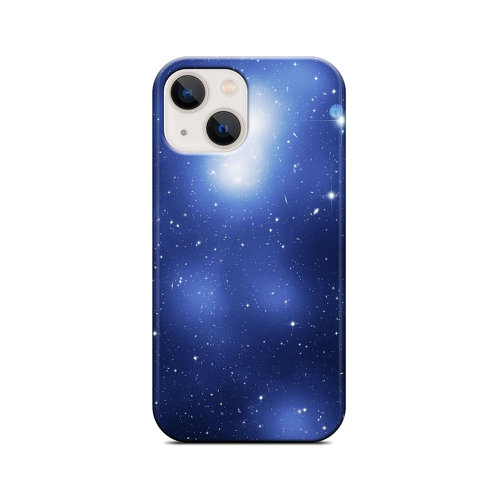 Galaxy Cluster Blue iPhone Case