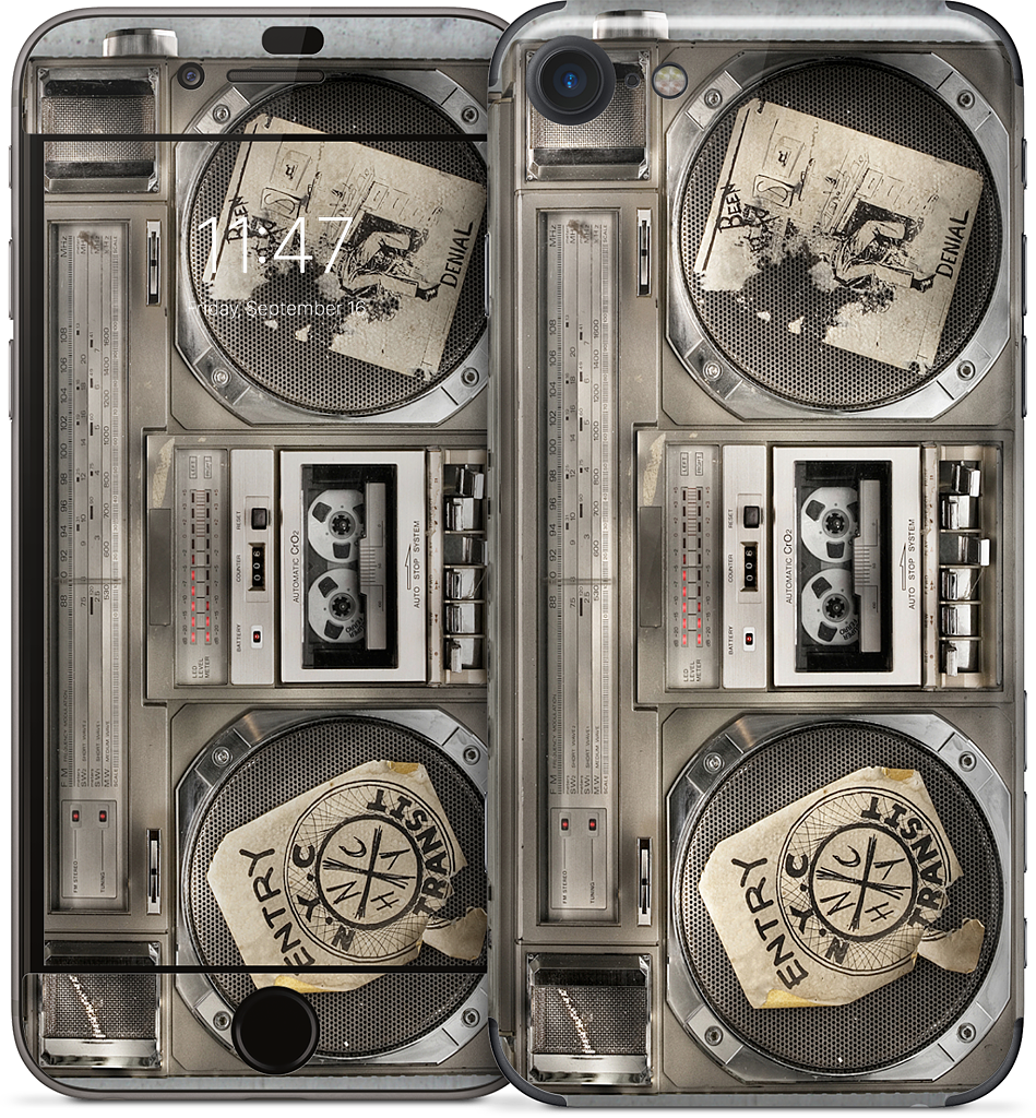 Boombox II iPhone Skin