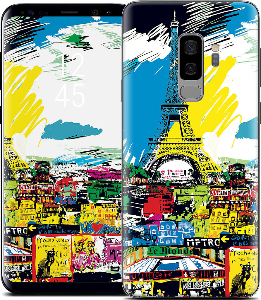Paris Skyline Samsung Skin