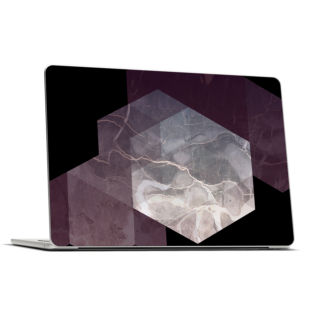 Marble Geometry MacBook Skin