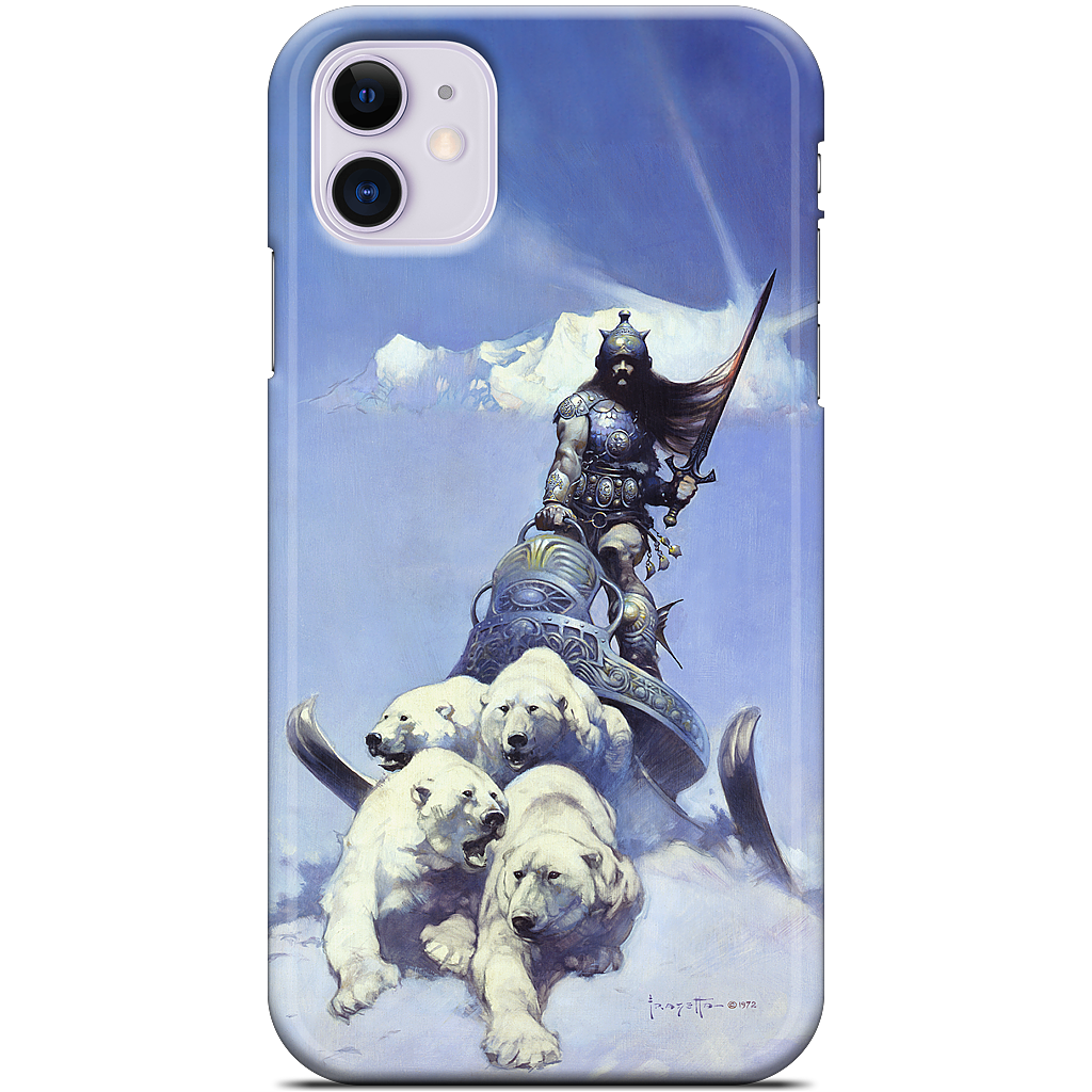 Silver Warrior iPhone Case