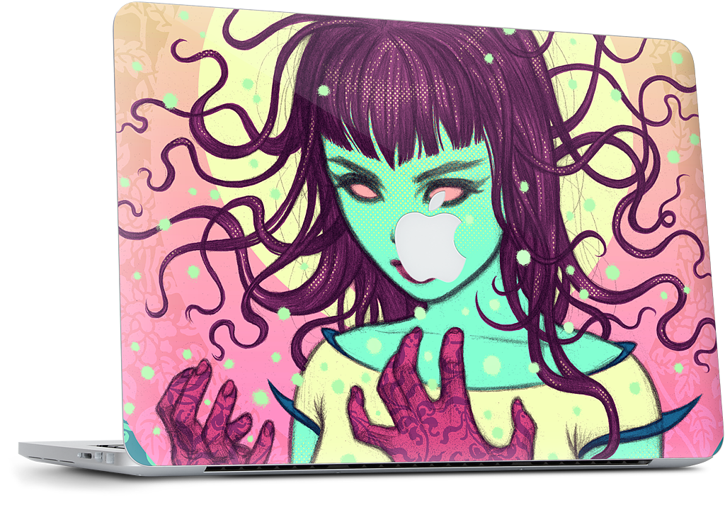 In The Absence Of Gravity MacBook Skin
