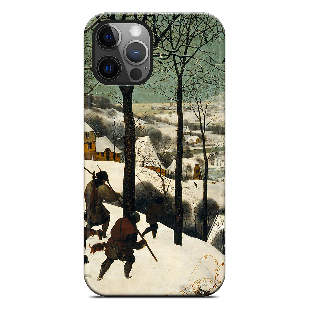 Hunters in the Snow iPhone Case