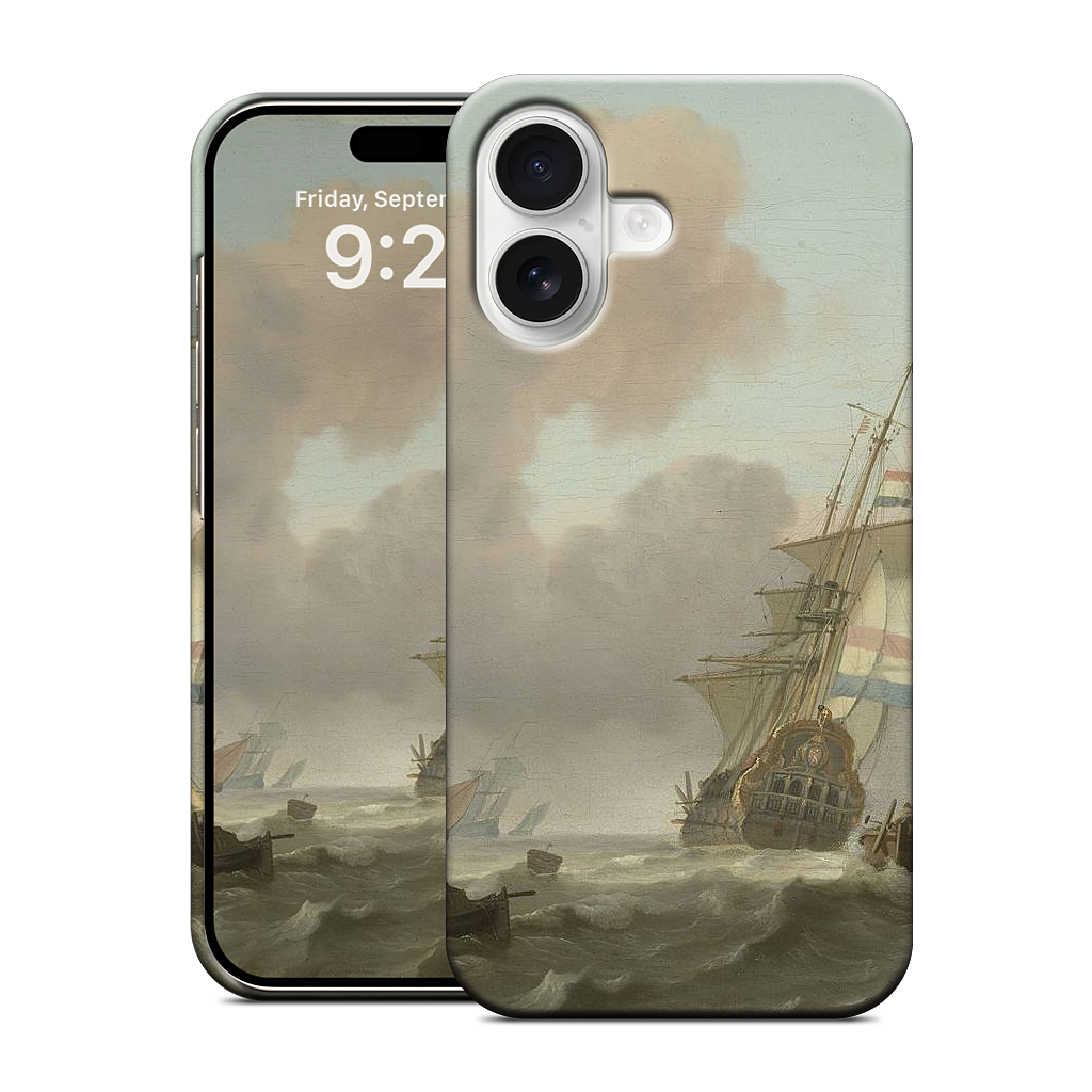 Ships in Choppy Sea iPhone Case