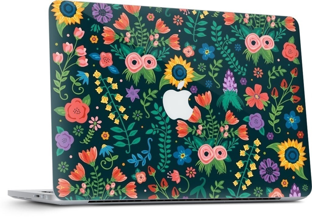 Floral Heart MacBook Skin