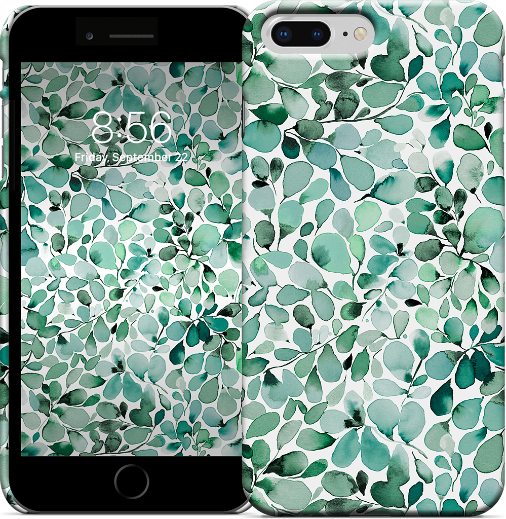 Eucalyptus Leafy Green iPhone Case