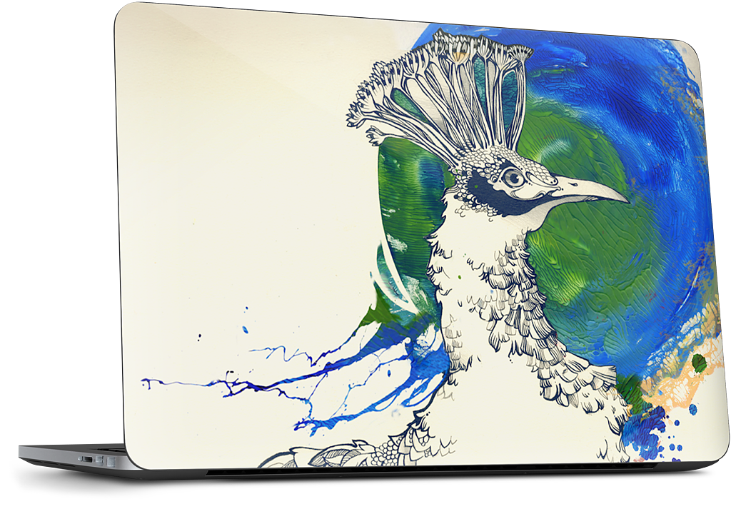 Pride of the Peacock Dell Laptop Skin