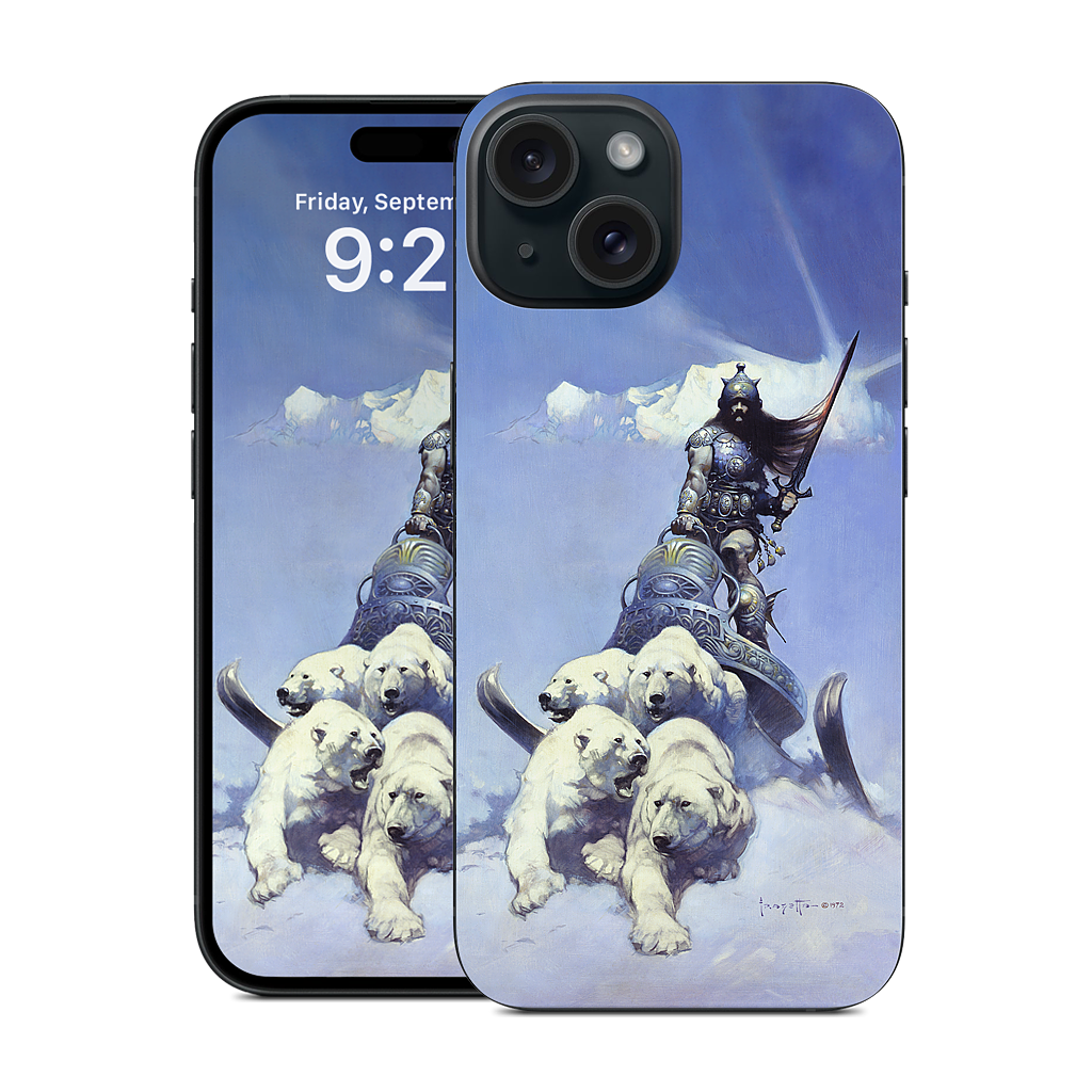 Silver Warrior iPhone Skin