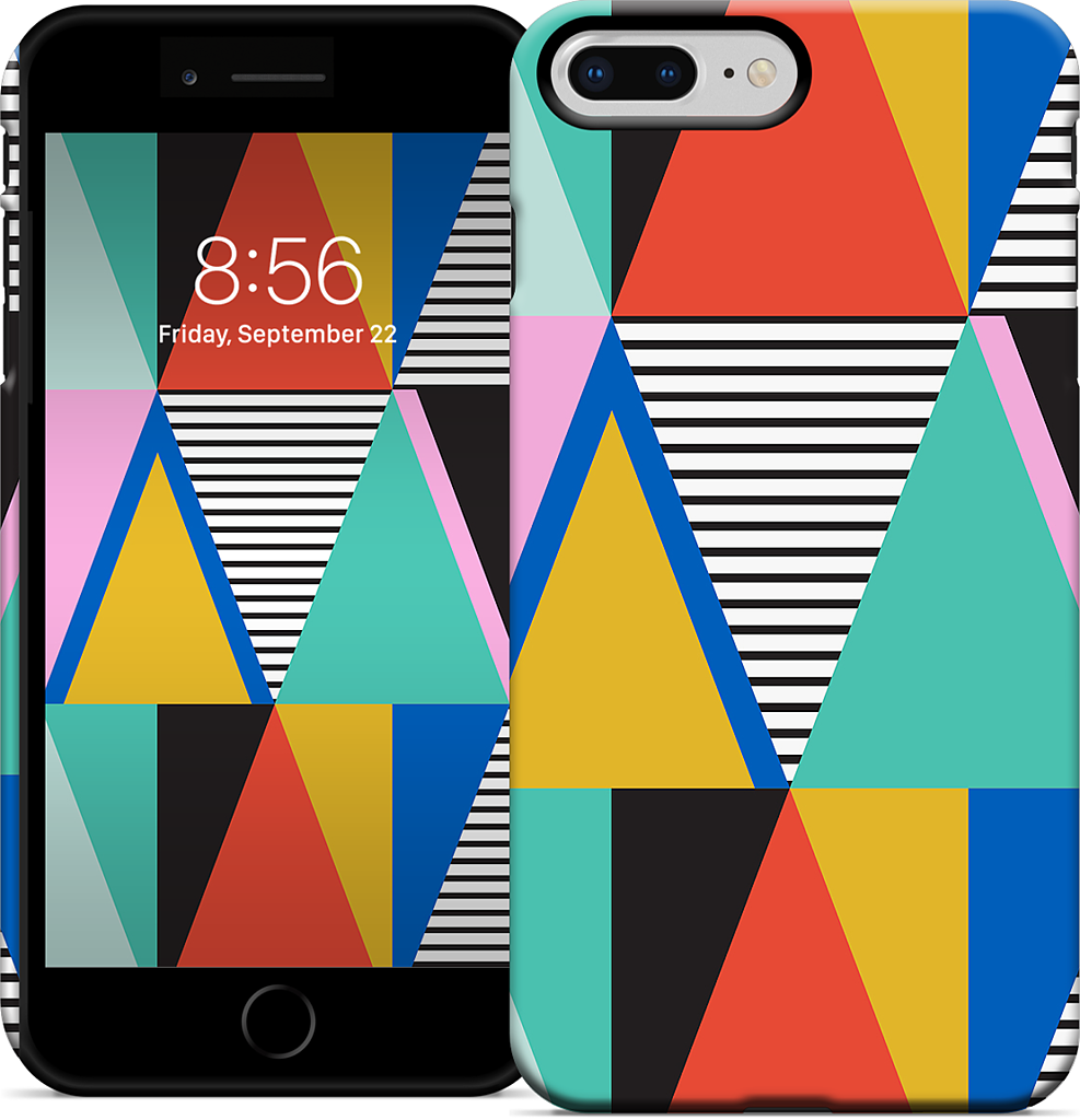 Graphic Triangles iPhone Case