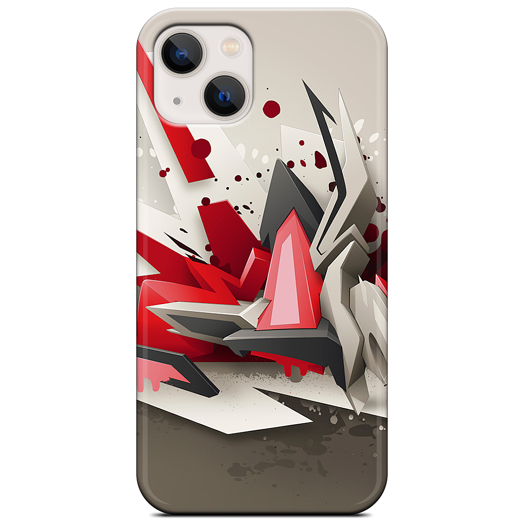 Red Metal iPhone Case