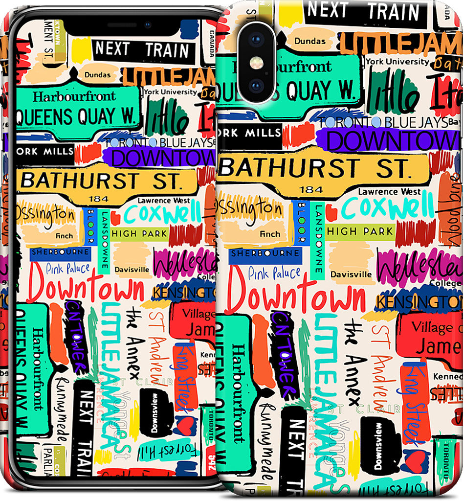 Toronto words iPhone Case