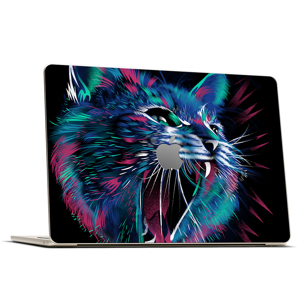 WILD CAT MacBook Skin