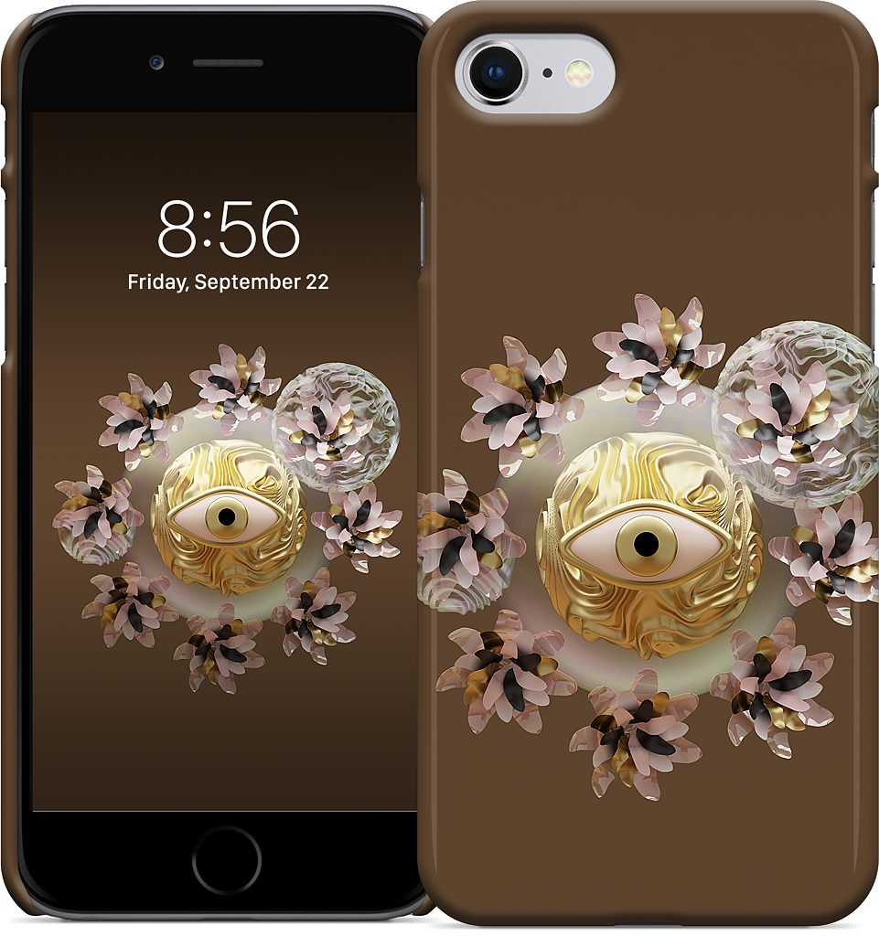 Golden Flowers iPhone Case