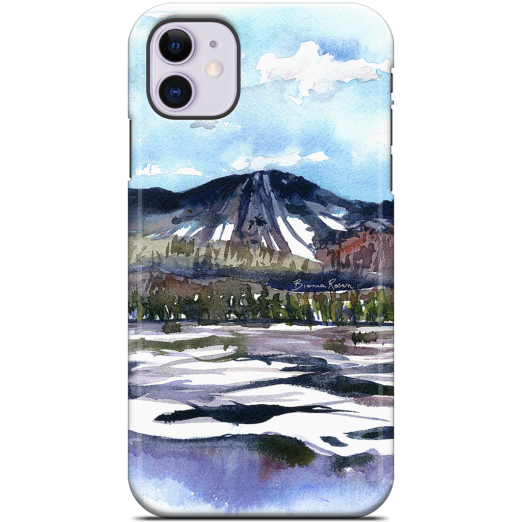 Ski Mountain iPhone Case