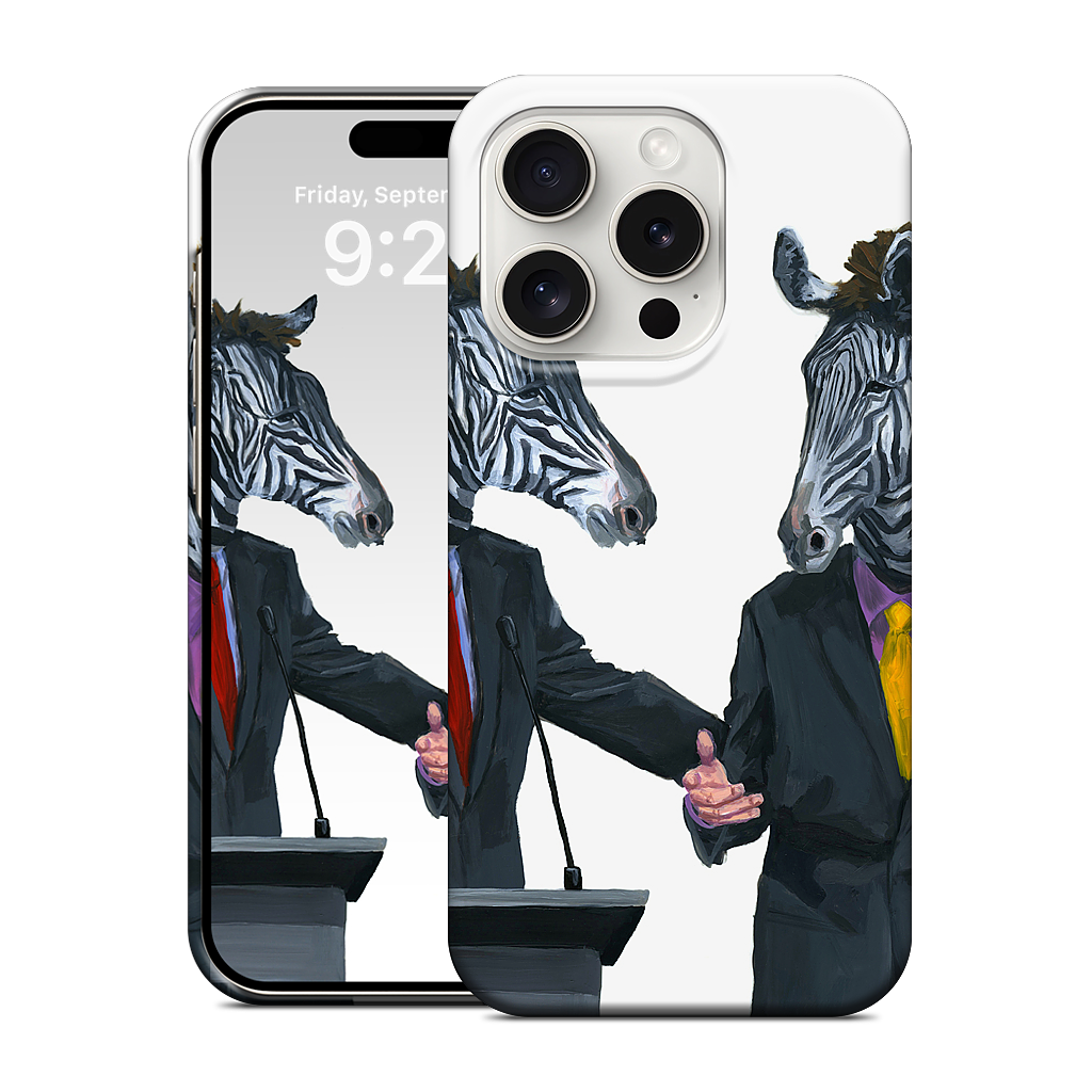 Education, The Commerce And Let's See... iPhone Case