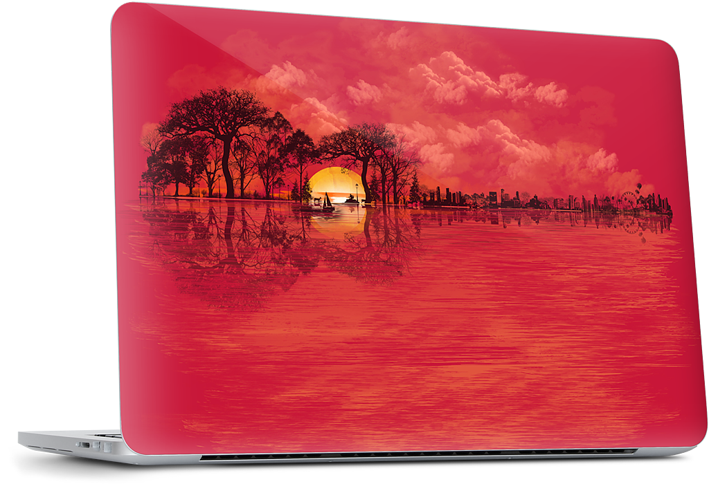 Musical Sunset MacBook Skin