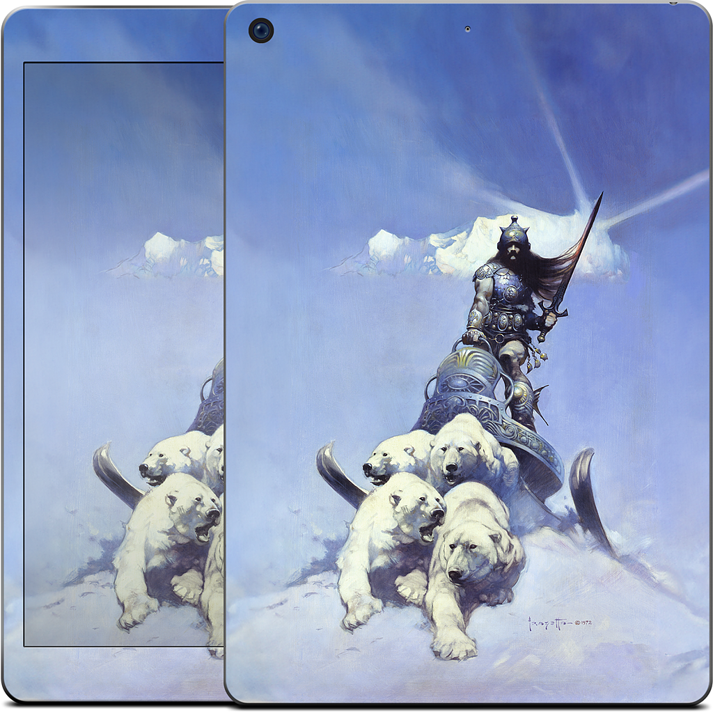 Silver Warrior iPad Skin