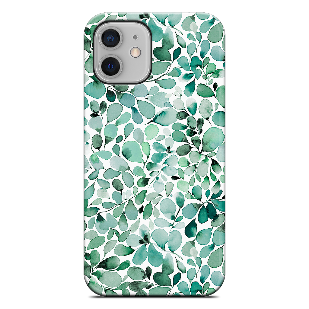 Eucalyptus Leafy Green iPhone Case