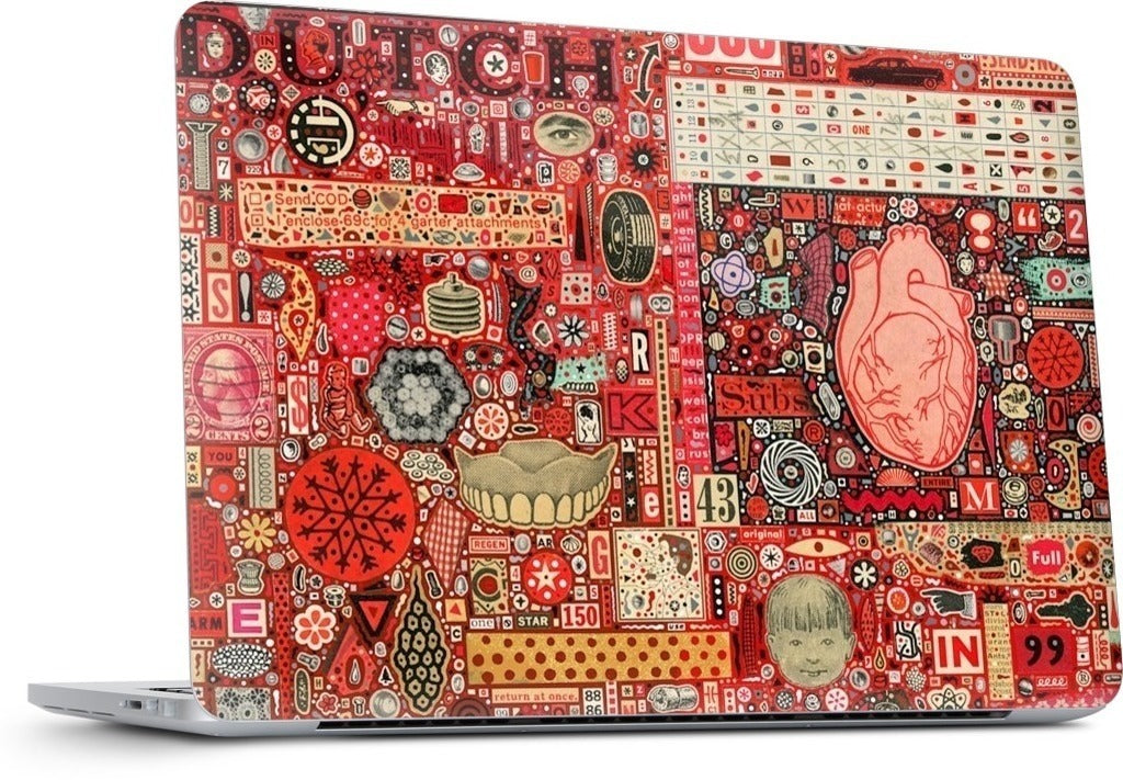 Big Numbers - Heart and Teeth MacBook Skin