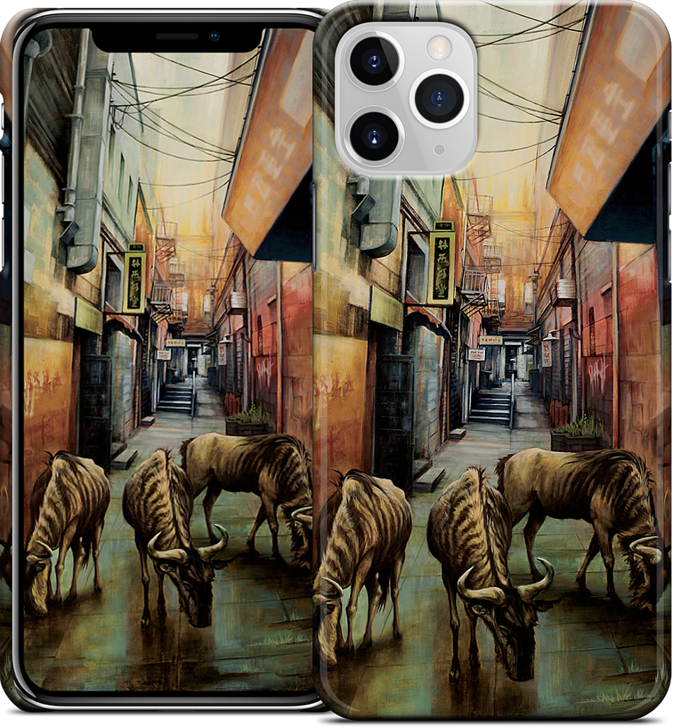 "Street of Three Beasts" -Levinson iPhone Case