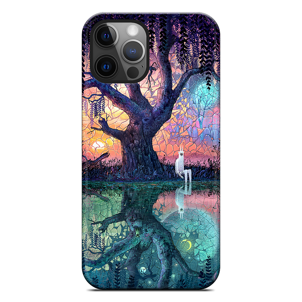 On the Banks of Broken Worlds iPhone Case