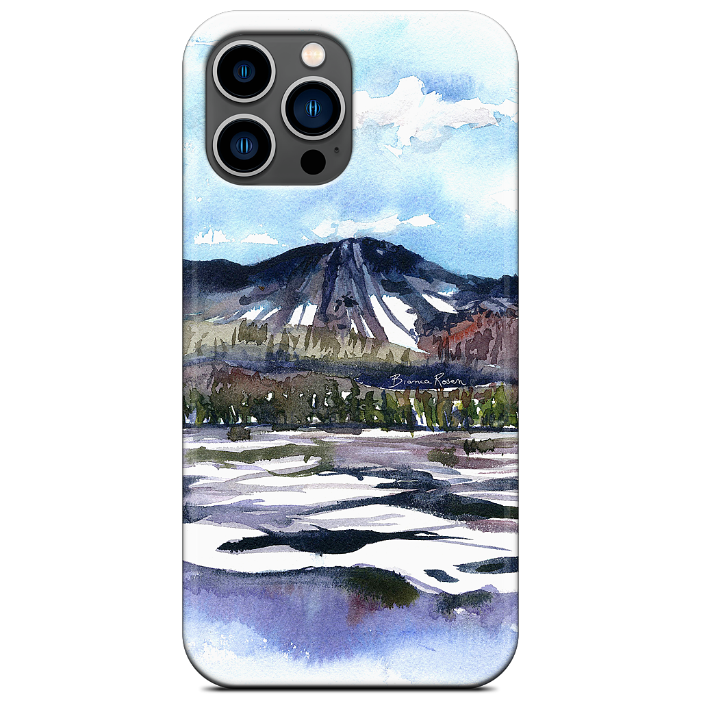 Ski Mountain iPhone Case