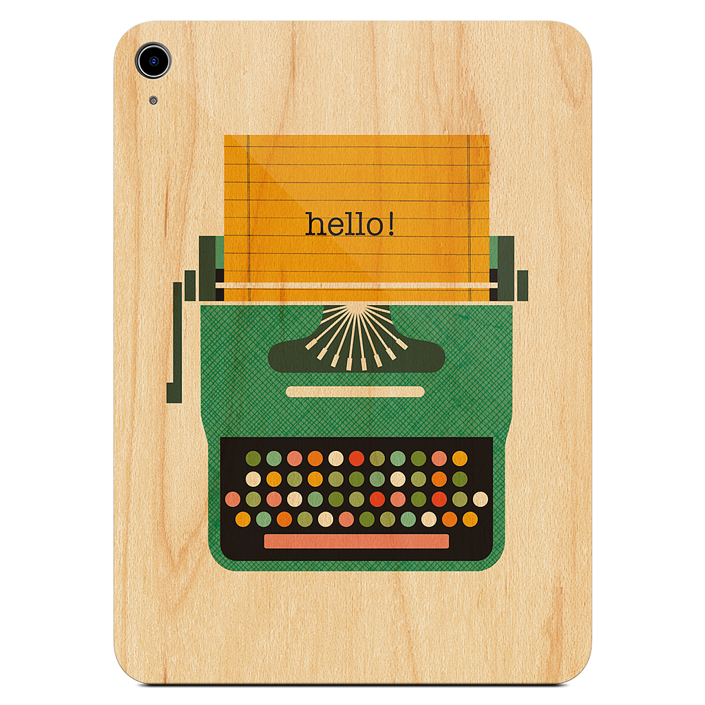 Typewriter iPad Skin