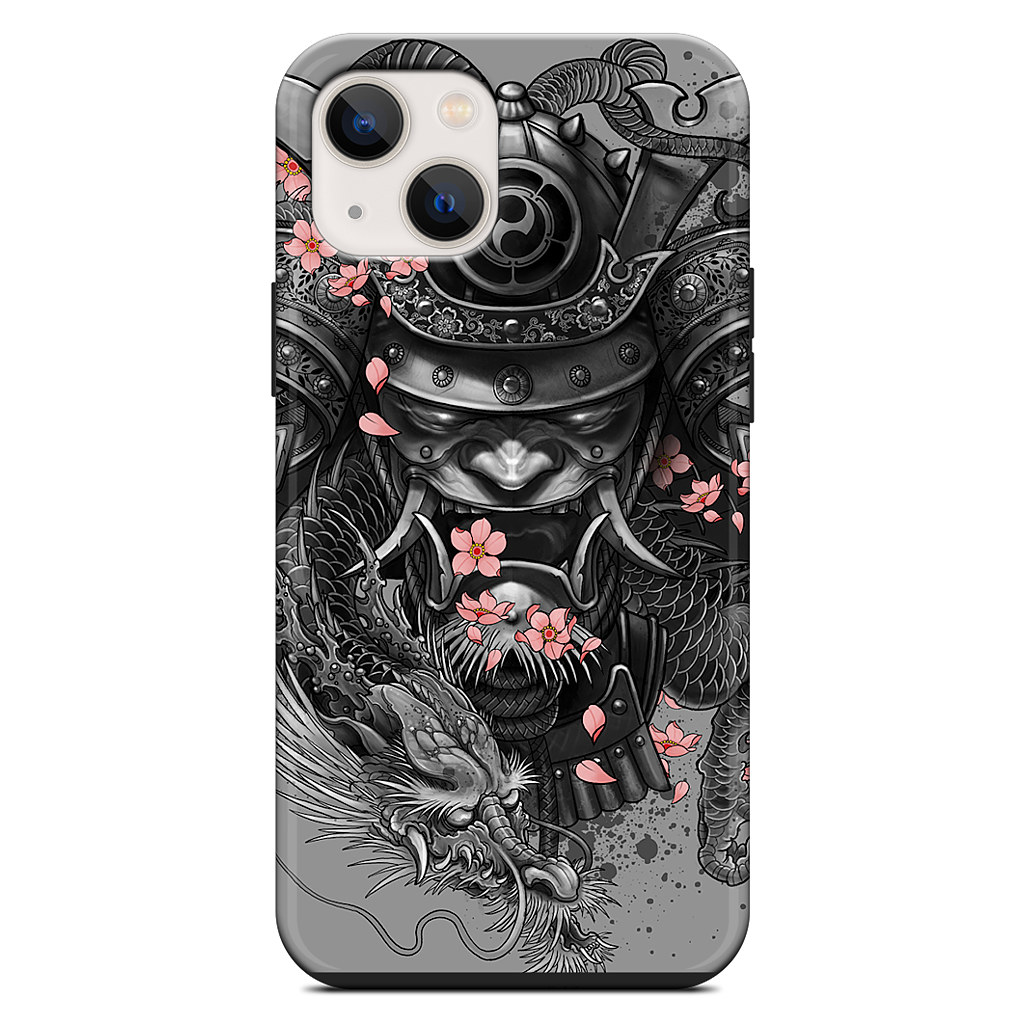 Samurai Dragon iPhone Case