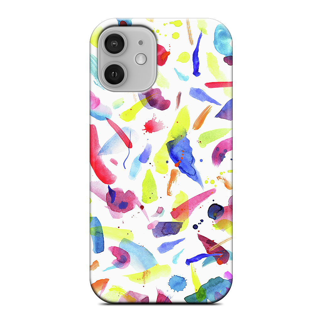 Watercolor Summer Brushstrokes iPhone Case