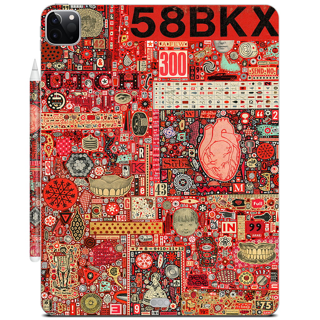 Big Numbers - Heart and Teeth iPad Skin
