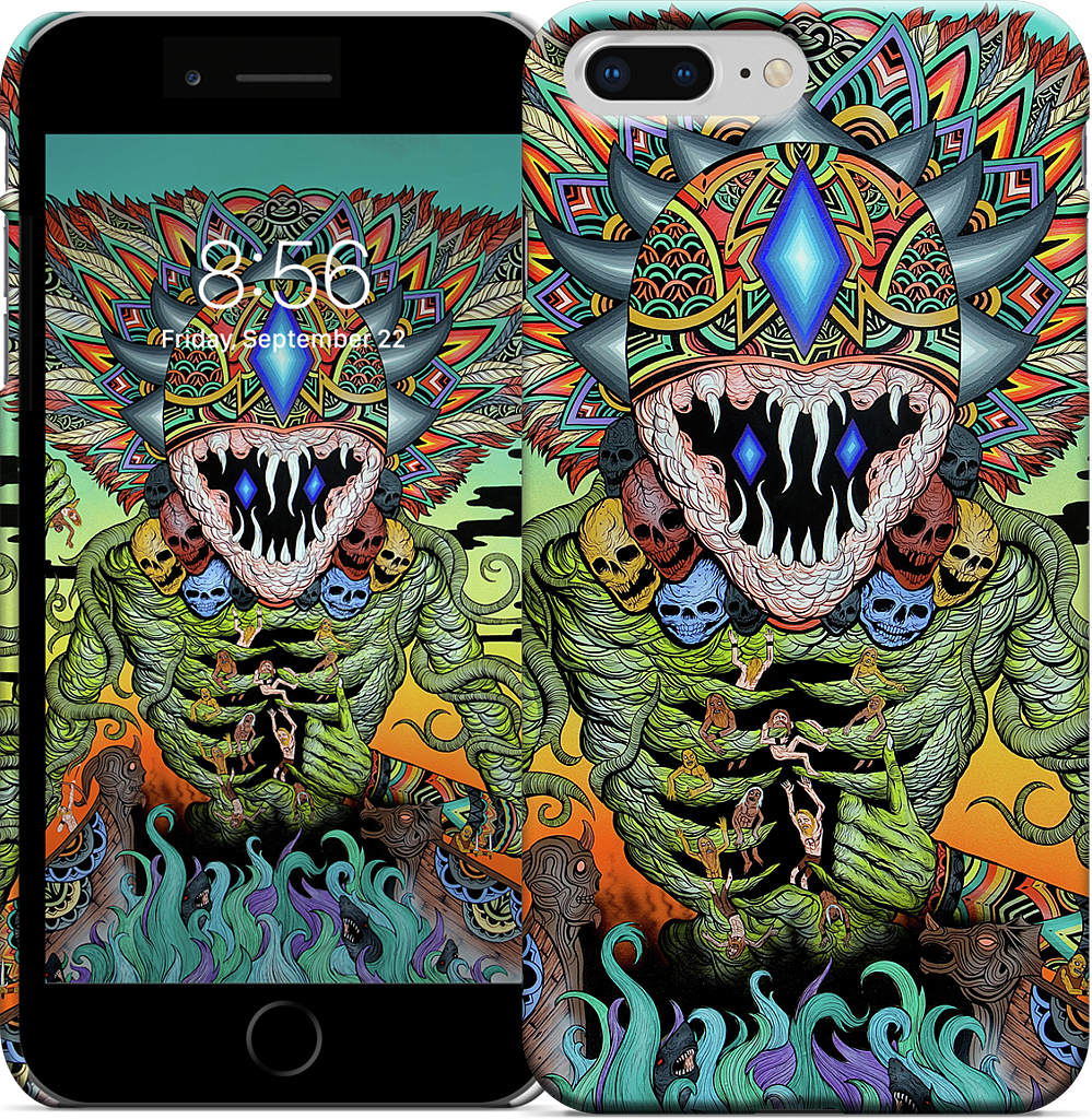 A Gleaming Destroyer iPhone Case