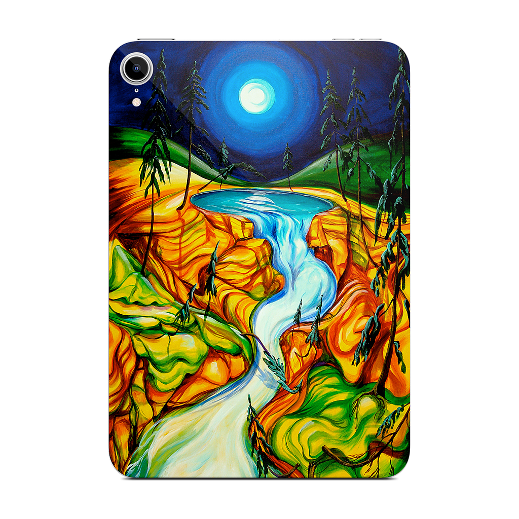 Cup Of Life Athabasca Falls Jasper iPad Skin