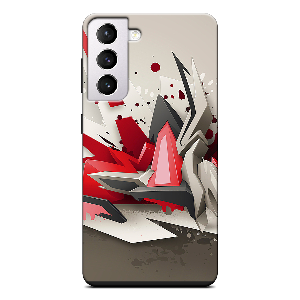 Red Metal Samsung Case