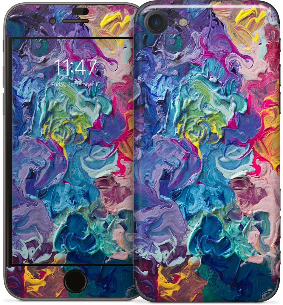 Rainbow Flow Abstract iPhone Skin