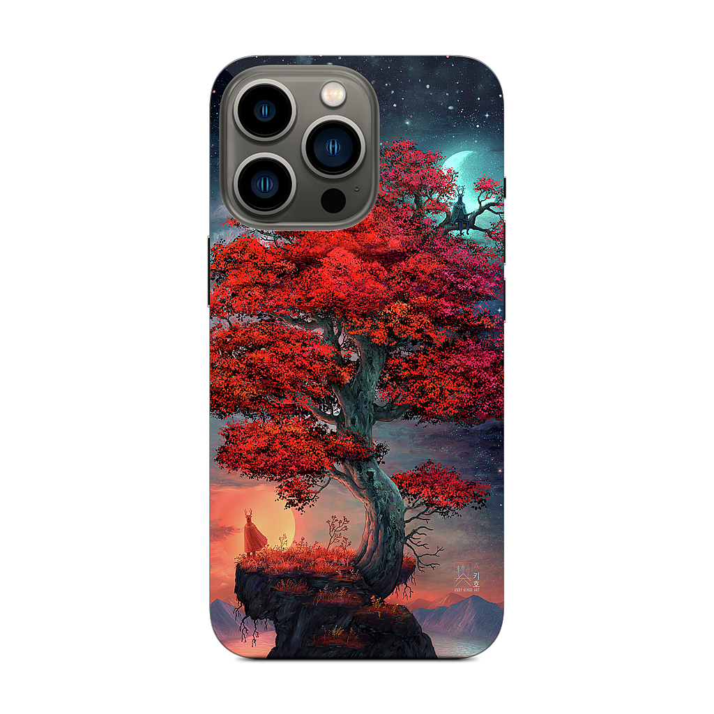 Light & Dark in Equal Parts iPhone Skin