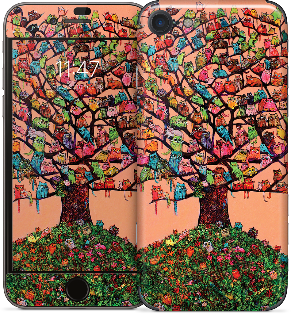 "Meau Tree" iPhone Skin