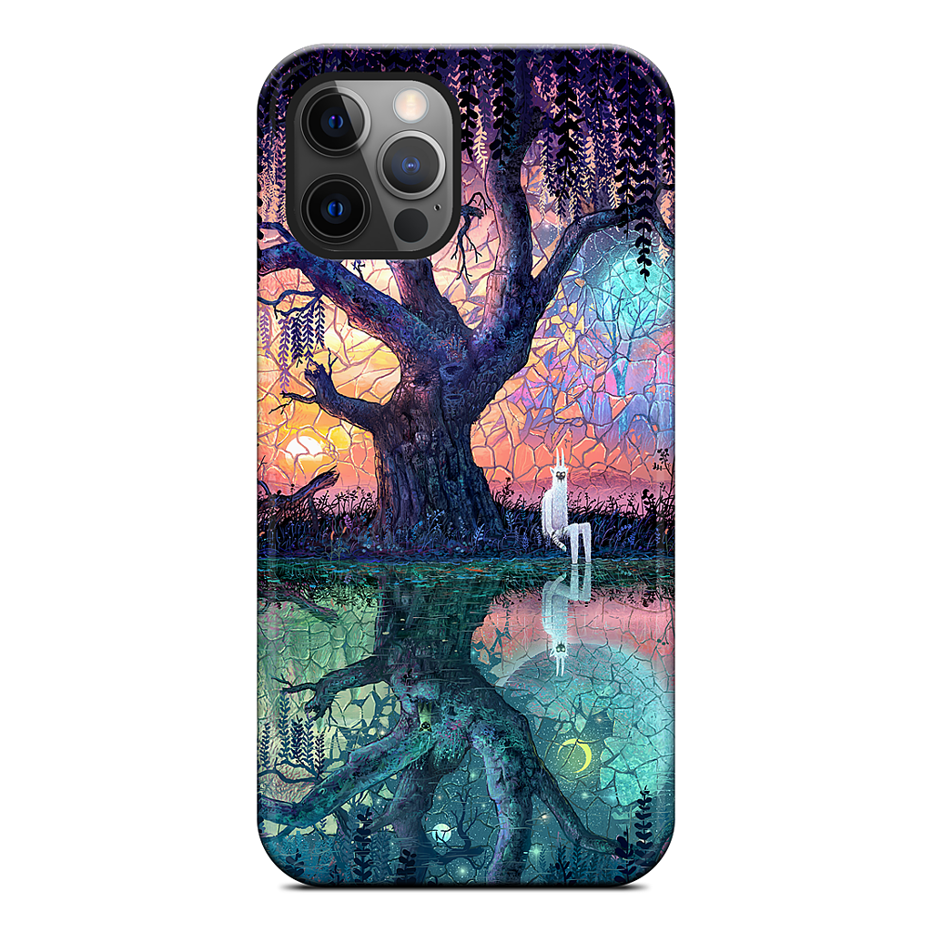 On the Banks of Broken Worlds iPhone Case