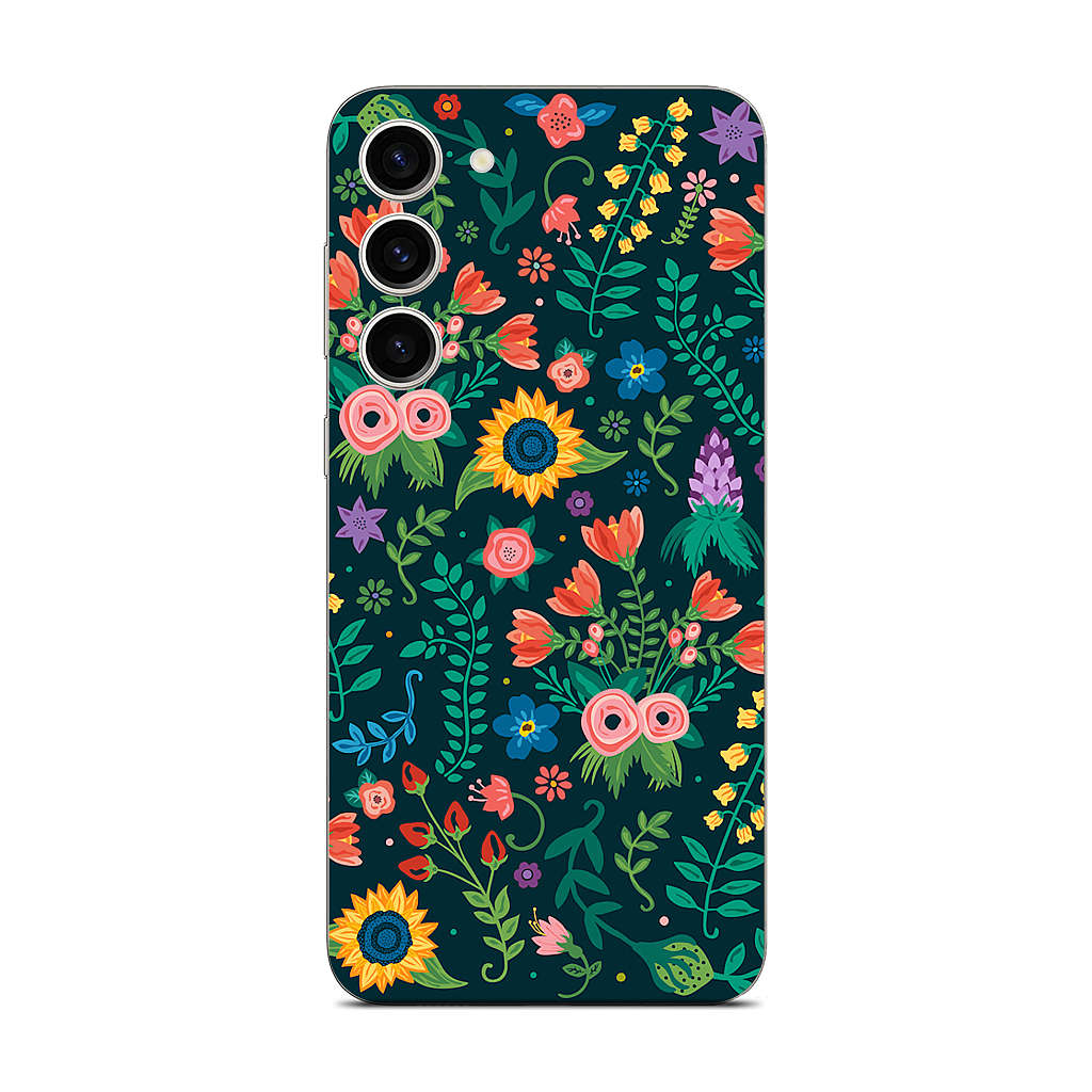 Floral Heart Samsung Skin