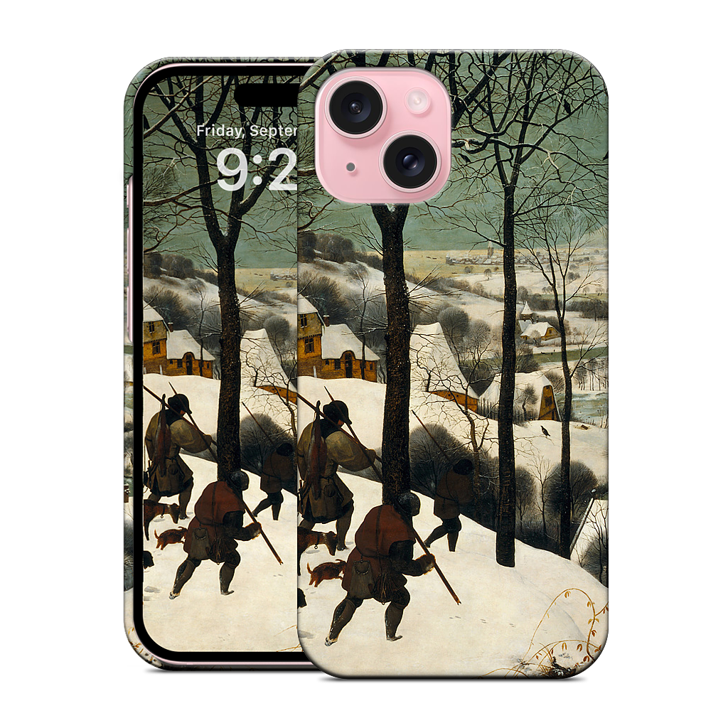 Hunters in the Snow iPhone Case