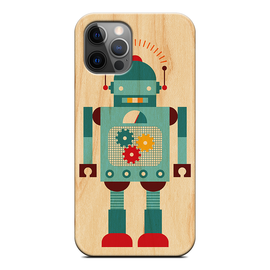 Blue Robot iPhone Case